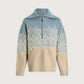 Varley - Hedda Fairisle Half Zip Sweater