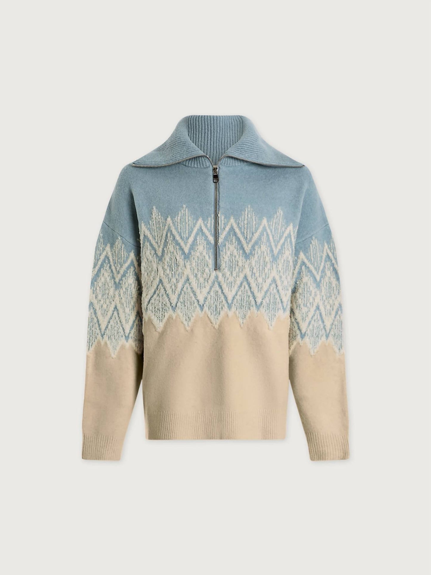 Varley - Hedda Fairisle Half Zip Sweater