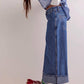 Free People - Brette Cropped Wide-leg Jeans