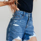 Judy Blue - Rigid Magic Distressed Cutoff Shorts