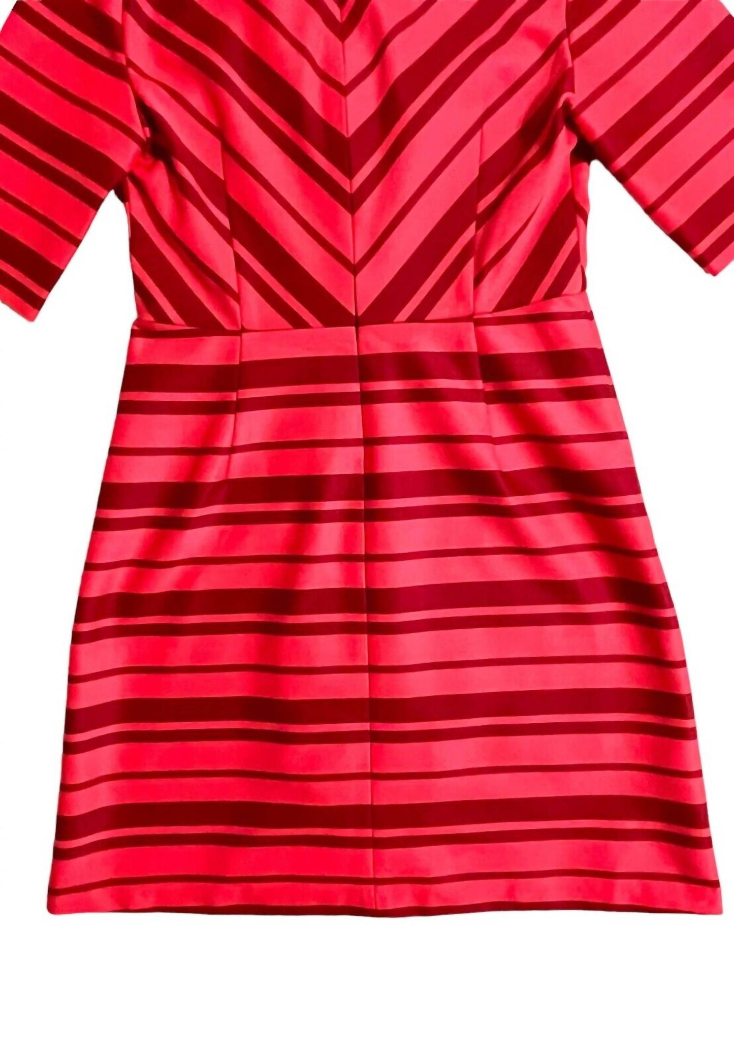 Ralph Lauren - Women's Striped V-neck A Line Dress