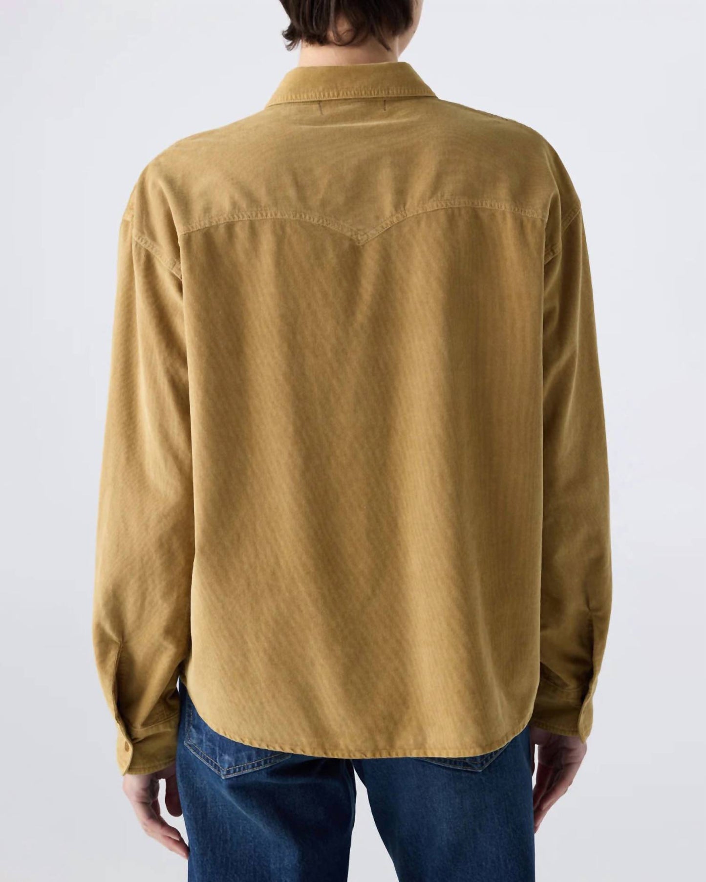 Amo - Jenn Shift Button Down Corduroy Shirt