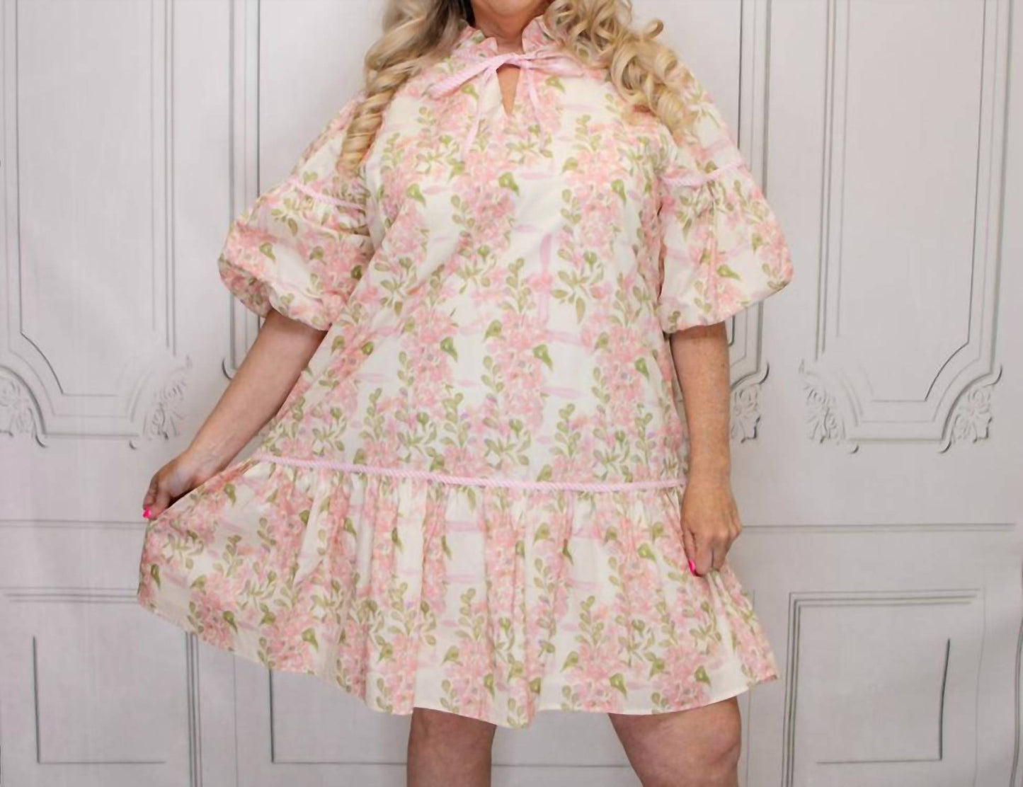 Umgee - Floral Breeze Baby Doll Dress