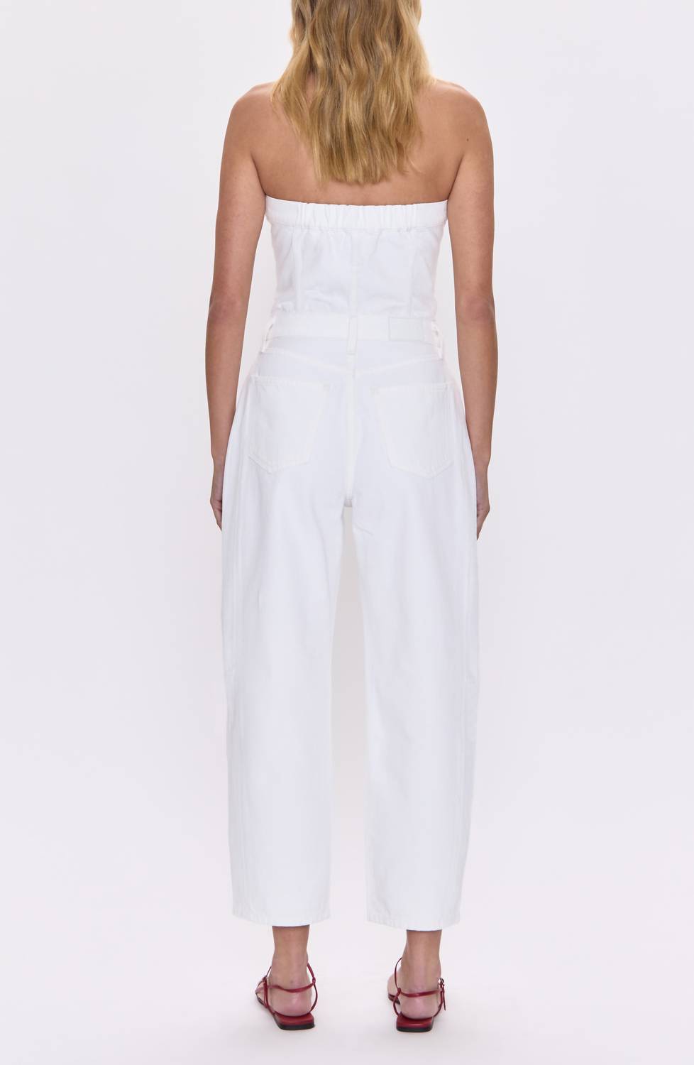 Pistola - Daphine Strapless Denim Jumpsuit