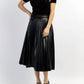 A.Ren - Camden Faux Leather Midi Skirt