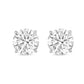 Diana M Jewels - 8.09 Cts Round Lab Diamond Stud Earrings
