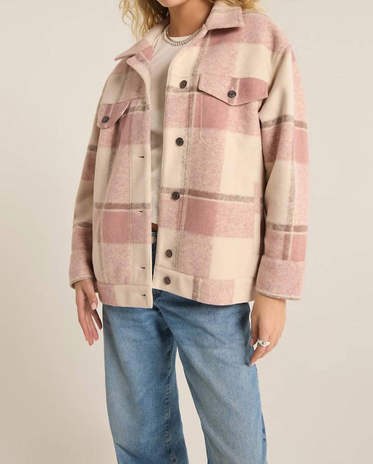 Z Supply - Preston Knit Plaid Jacket