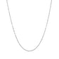 14k White Gold Singapore Chain 0.8mm