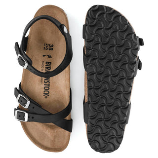 Birkenstock - Sandália feminina Kumba Oiled Leather - MÉDIA/LARGA