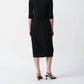 Joseph Ribkoff - 3/4 Sleeves Cocoon Midi Dress