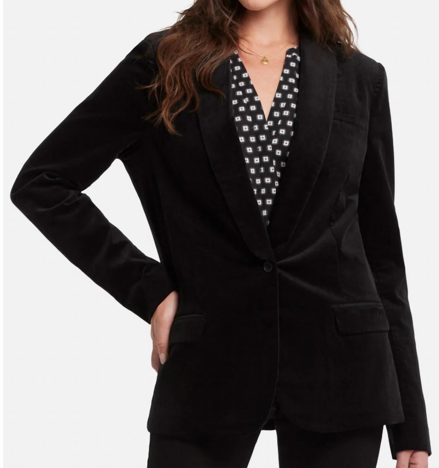 Nydj - VELVETEEN TUXEDO JACKET