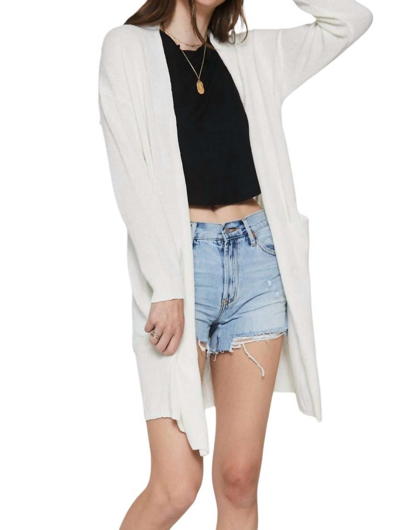 Another Love - ELECTRA DROPPED SHOULDER CARDIGAN