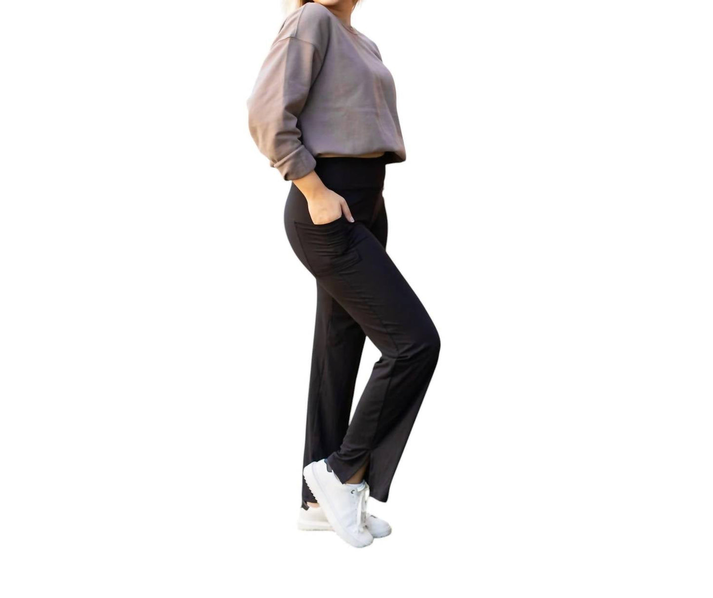 Julia Rose - Madison Straight Leg Leggings with Pockets