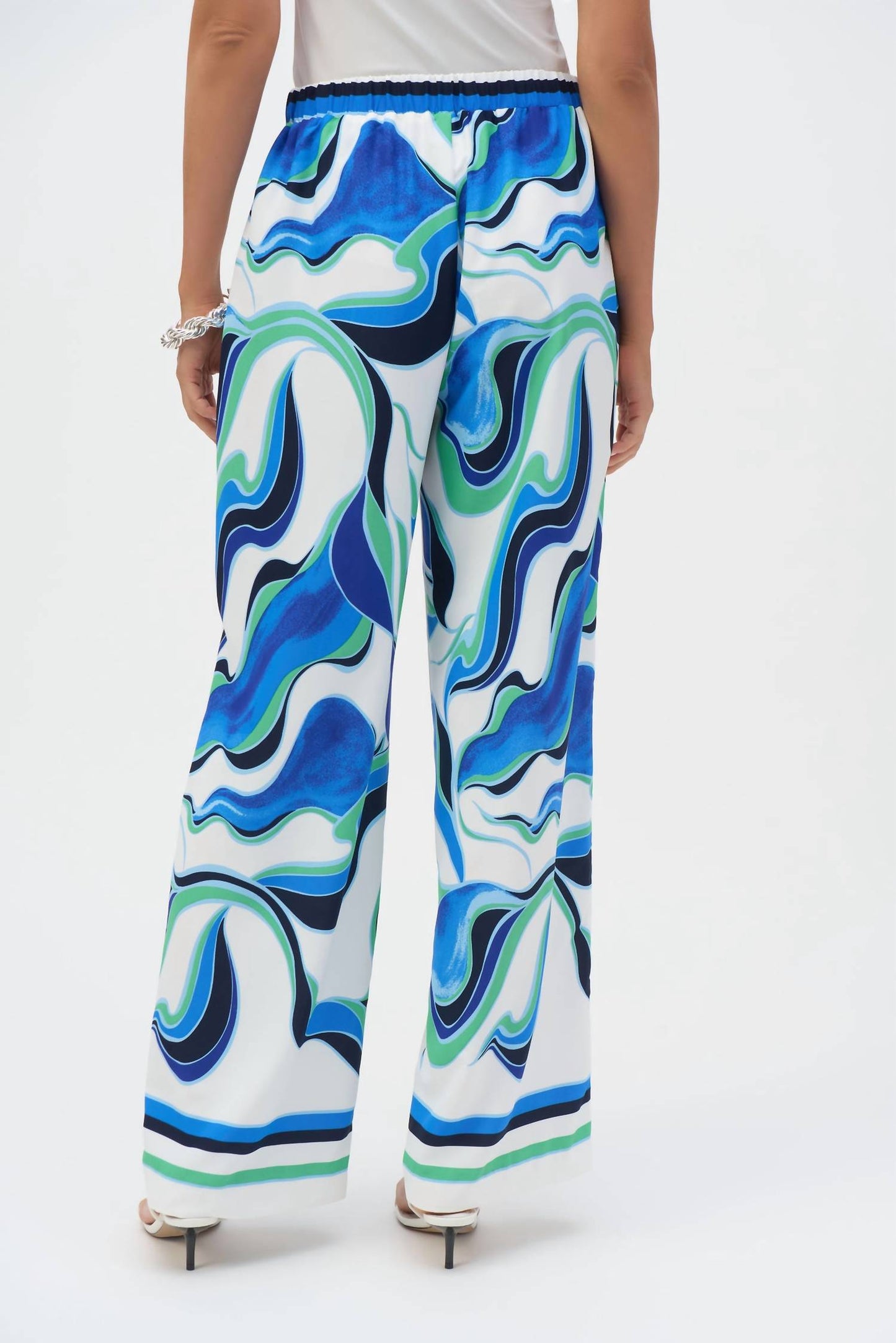 Joseph Ribkoff - High Waist Abstract Trousers