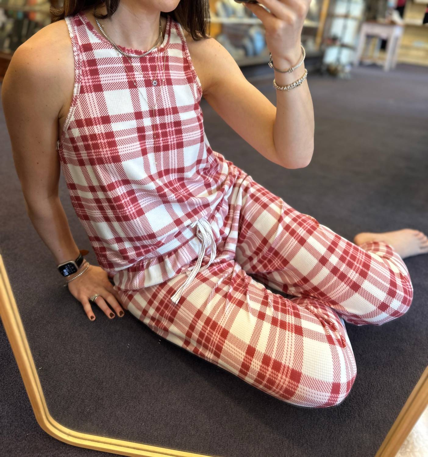 Pj Salvage - Holiday Spirit Plaid Lounge Set