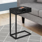 Accent Table, C-Shaped Contemporary & Modern Elegant Design