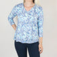 Lulu-B - V-neck 3/4 Sleeve Top