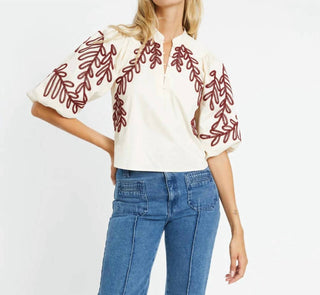 Caballero - Elodie Puff Sleeves Top