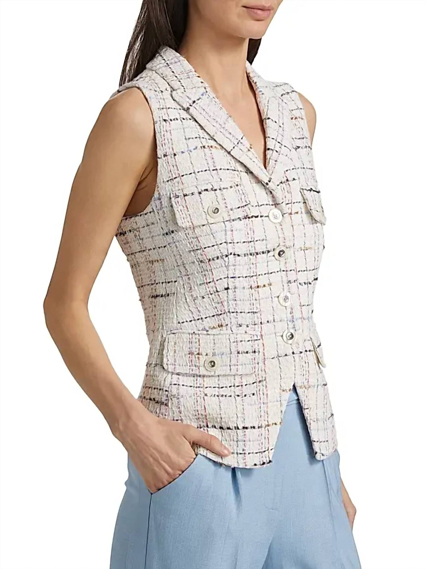 Veronica Beard - Benny Tweed Vest