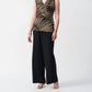 Joseph Ribkoff - Textured Woven Wide Leg Pants