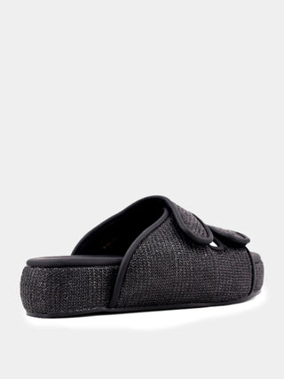 Shu Shop - Sandália feminina Lillian Wedge com 2 tiras