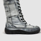 Kcr Group - Women’s Original Tall Thick Zip-Up Leather Boots