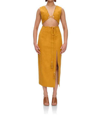 Andrea Iyamah - Women's Vela Cut Out Midi Dress