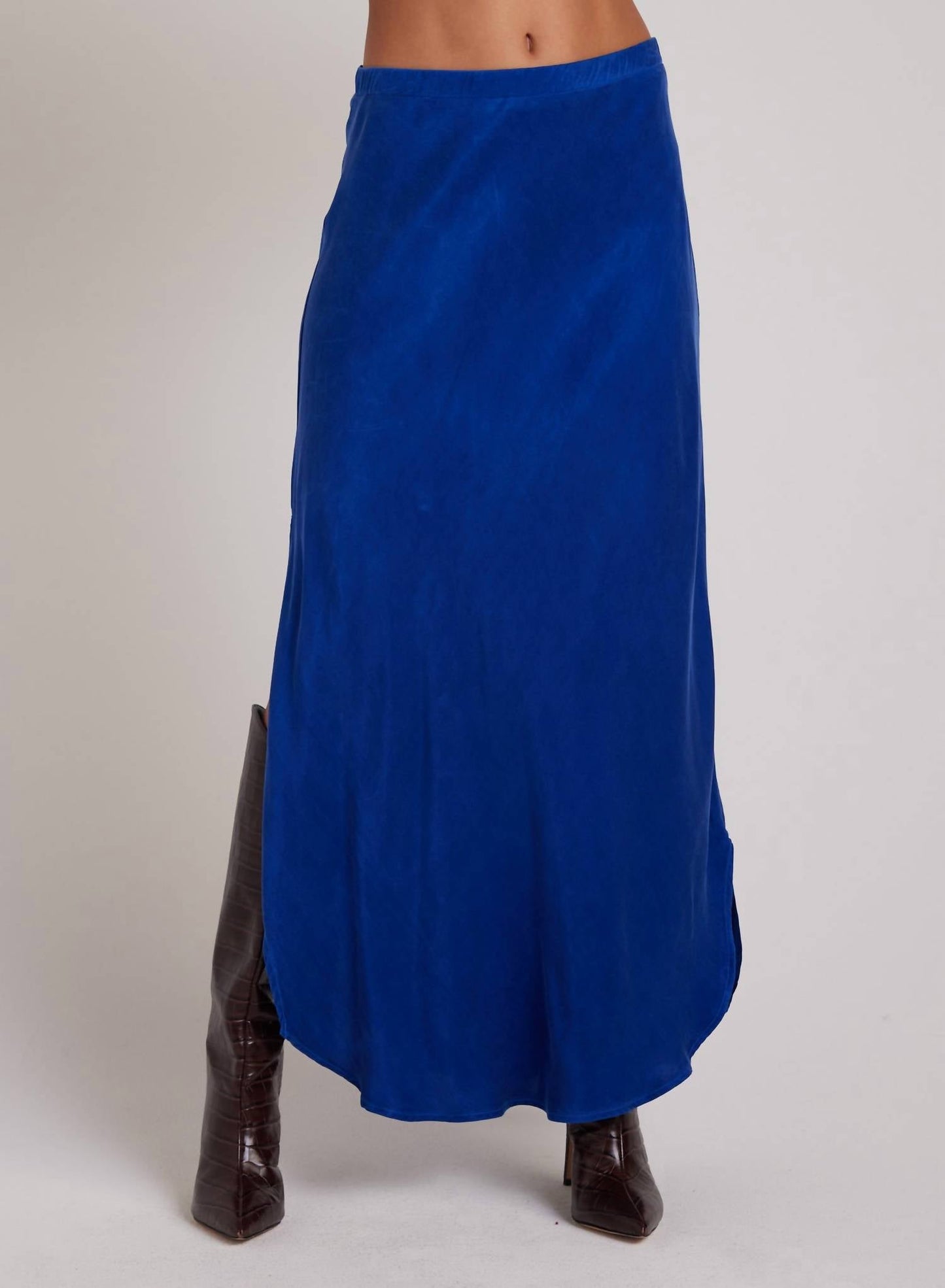 Bella Dahl - Asymmetric Side Slit Bias Skirt