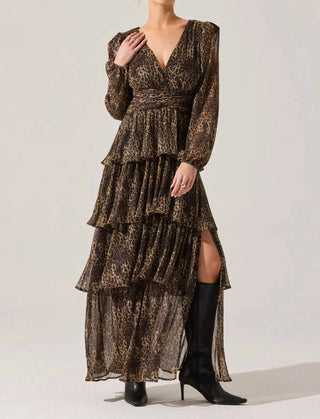 Astr - Anora Floral Tiered Maxi Dress