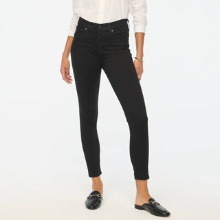 J.Crew - Calça Jeans Skinny de Cintura Média de 9" com Stretch Signature - Petite