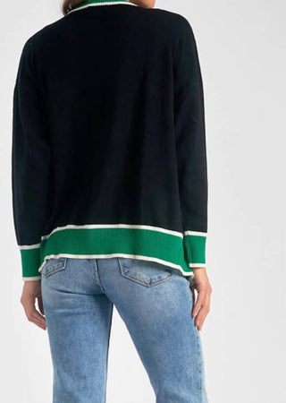 Elan - Cardigan Estilo Universitário