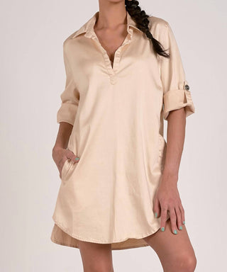 Elan - Vestido Camisa Stone
