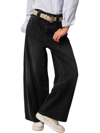 Free People - Chill Vibes Dropped Crotch Wide Leg Jeans