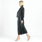 Clara Sun Woo - Sequin Knit Liquid Leather™ Sheen Moto Jacket