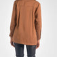 Elan - Button Down High Slit Blouse