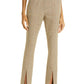 A.L.C. Edwin Pants in Brown/Teal/Bordeaux, Size 4