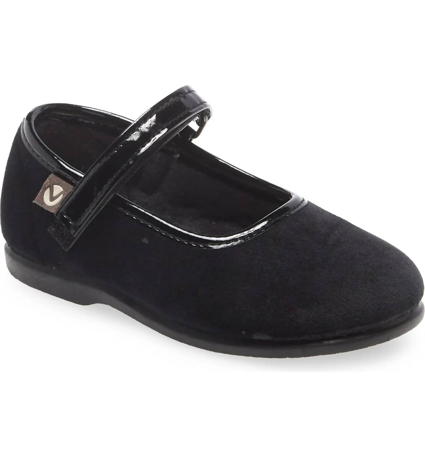Victoria Shoes - Girls Mary Jane Alba Velvet Shoes