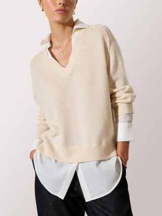Brochu Walker - V Neck Layered Pullover