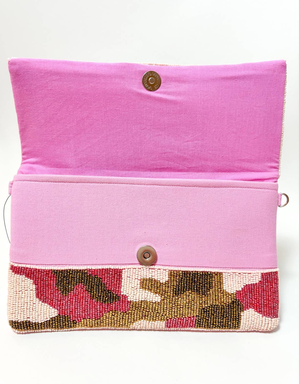 Golden Stella - Women's Bee Beaded Clutch