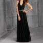 Morilee - Halter Chiffon Dress With Removable Beaded Sash