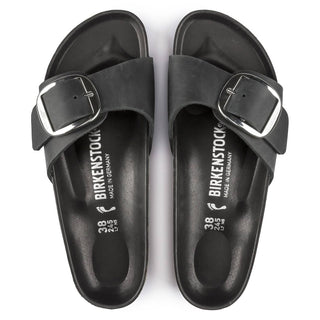 Birkenstock - Sandália de couro com fivela grande Madrid para mulheres