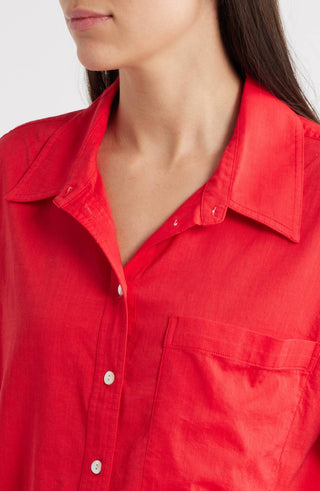 Pistola - Blusa Donnie de manga curta com botões