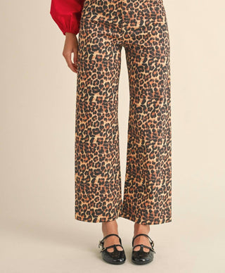 &amp;Merci - Calças largas cropped femininas