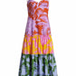 Farm Rio - Tropical Swing Mix Sweetheart Cotton Midi Dress