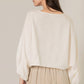 Before You Collection - Cropped Linen Top