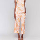 Charlie B - Printed Linen Blend Cropped Pull-on Pants