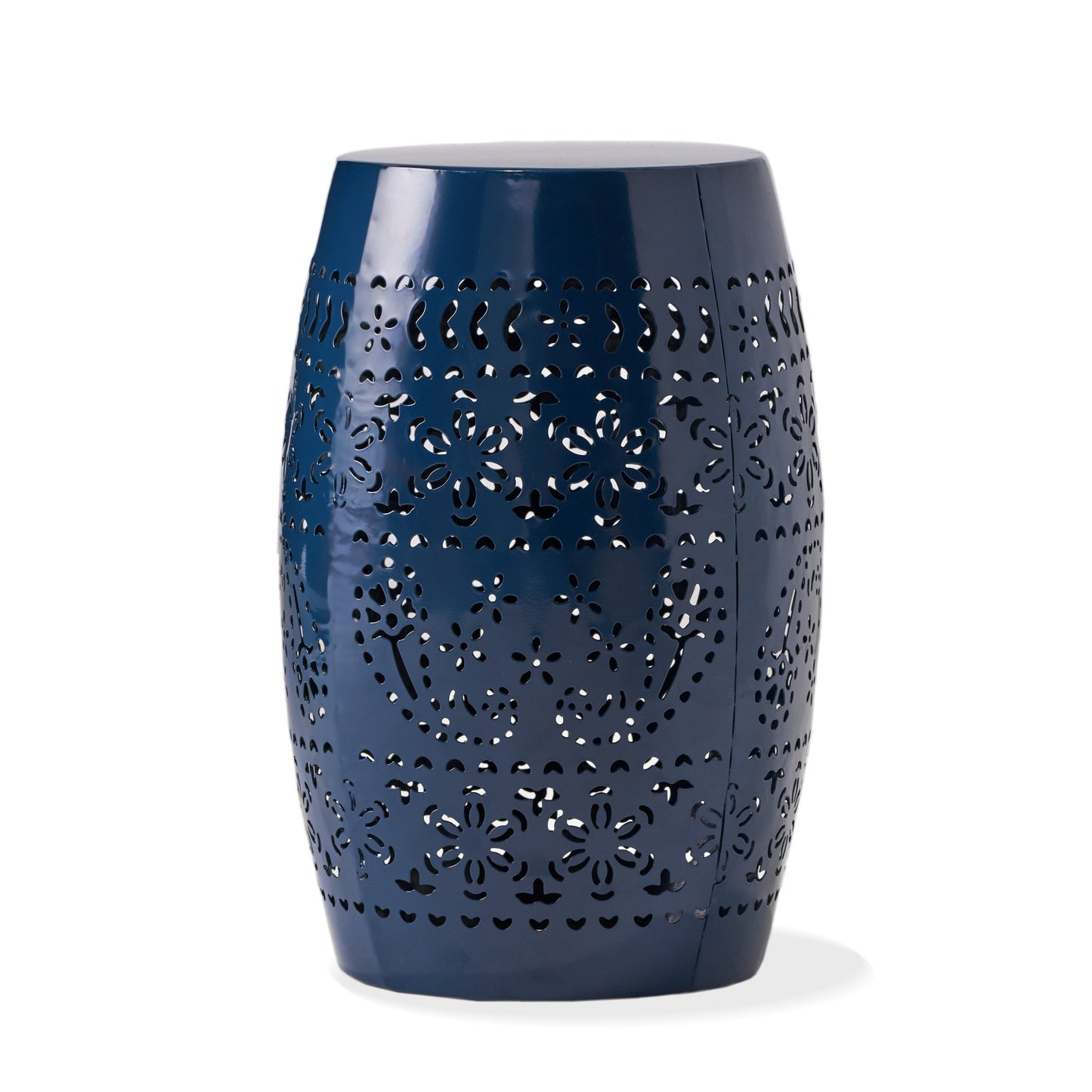 Ruby Side Table Lace Cut Metal End Table for Outdoor & Indoor Use