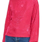 Topshop - Jacquard Kimono Sleeve Floral Top
