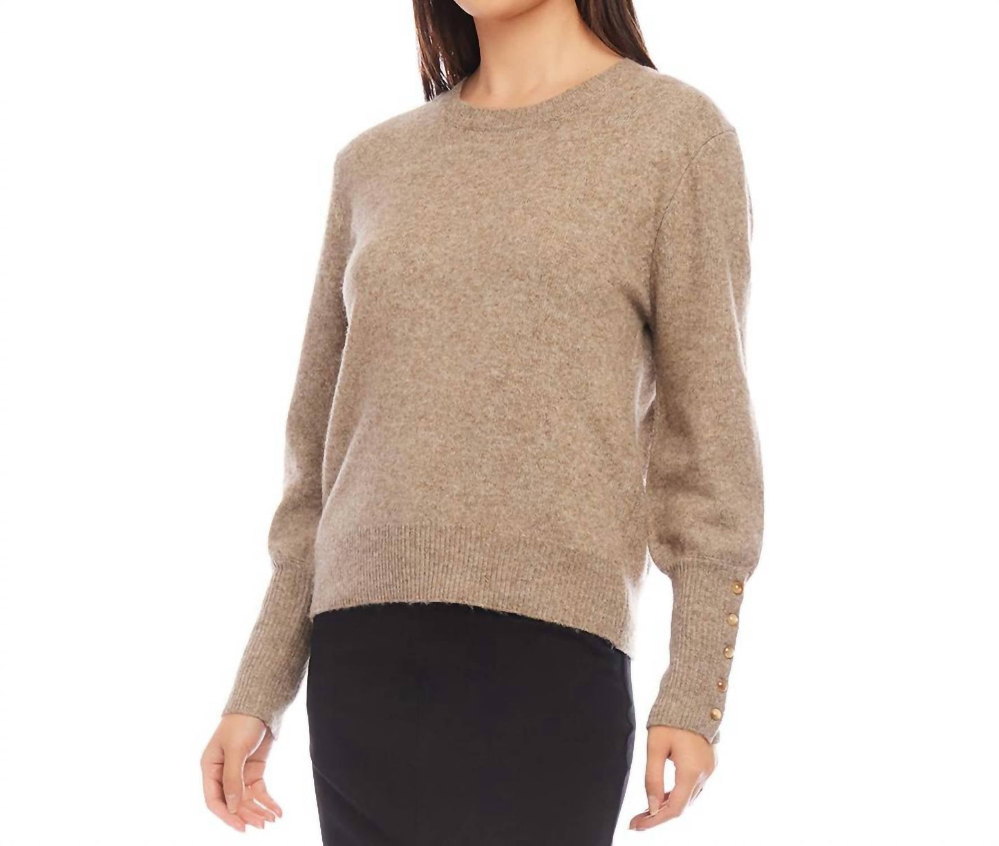 Karen Kane - Button Sleeve Sweater
