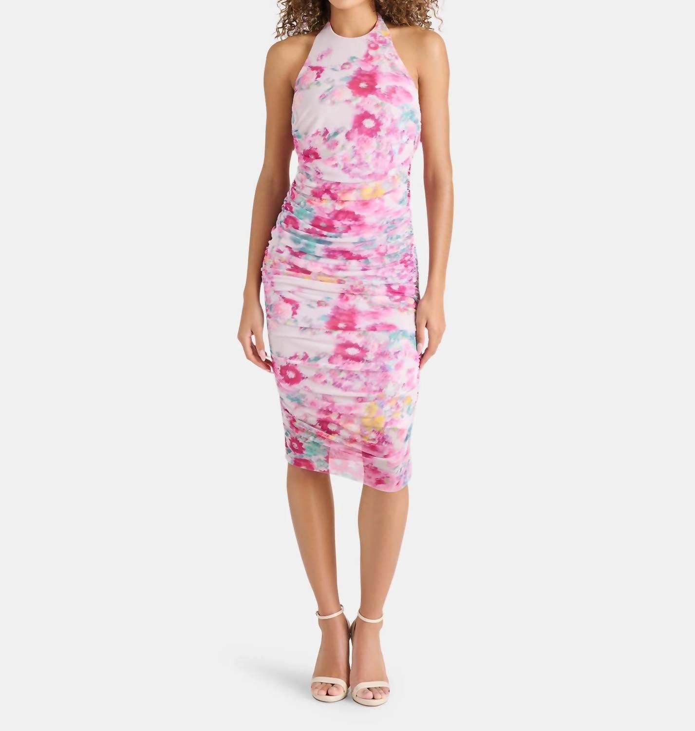 Steve Madden - Lea Ruched Midi Dress